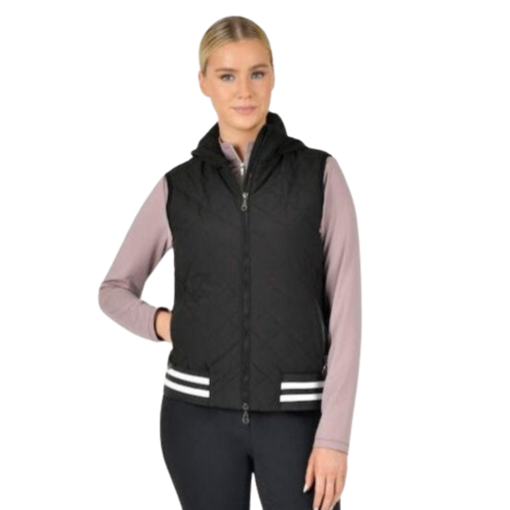 Dublin - Natalia Ladies Puffer Vest - Black – Rangiora Equestrian Supplies