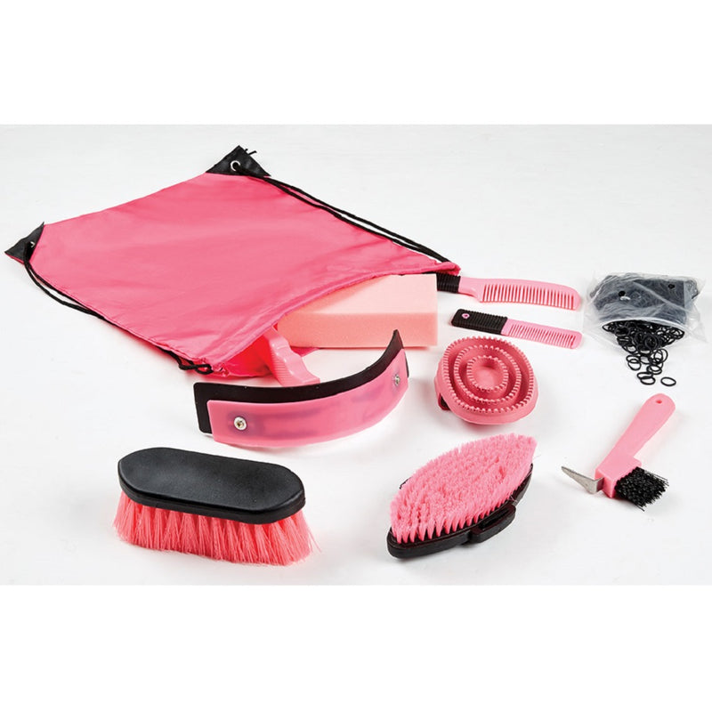 9 Piece Grooming Kit Pink