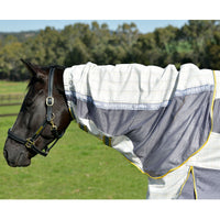 Breeze Combo Scrunch Neck - White/Grey/Yellow