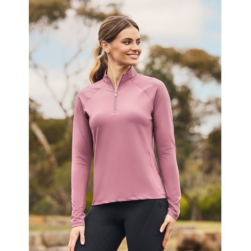 Prime Long Sleeve Top - Dusky Orchid