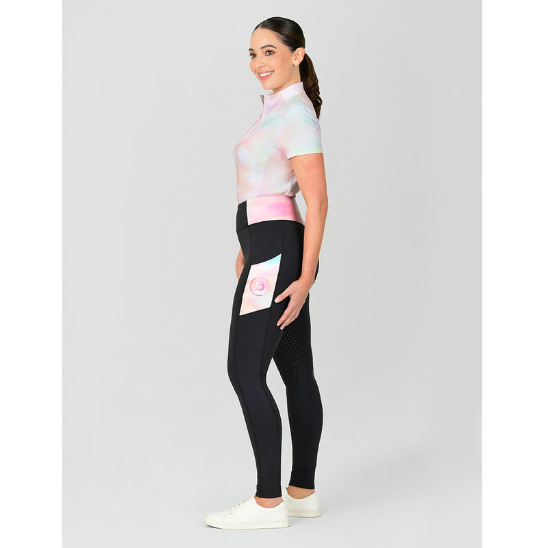 Everyday Riding Tights - Black/Pastel Cloud