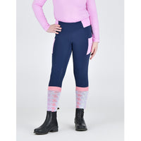 Kids Everyday Riding Tights - Naval Academy/Candy Floss