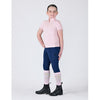 Kids Tabby Short Sleeve Riding Top - Pink Tulle