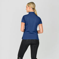 Jonty Short Sleeve Riding Top - True Navy