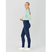 Megan Mesh Panel Tights - Naval Academy