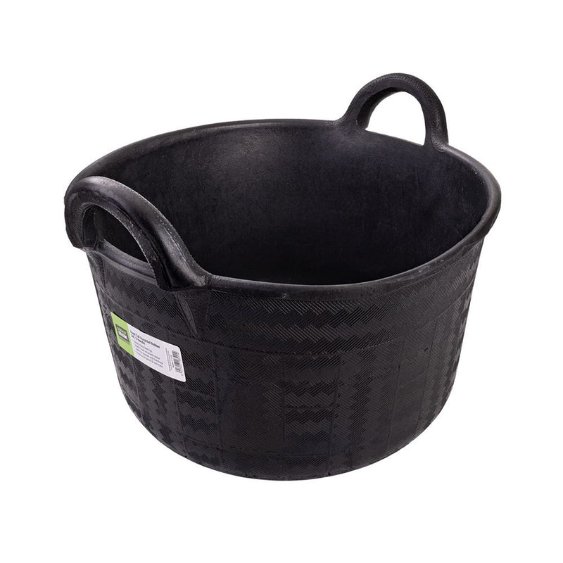 Rubber Feed Tub with Handles - 34 L