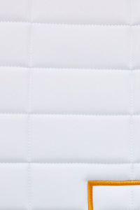 Rectangular Quilt Jump Pad - White