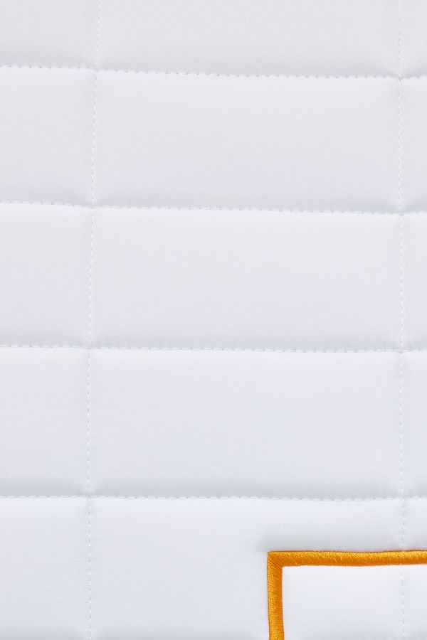 Rectangular Quilt Jump Pad - White