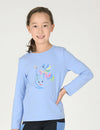 Childs Joelle Long Sleeve Top - Cornflower