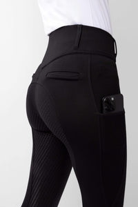 Mira Full Grip Breeches - Black