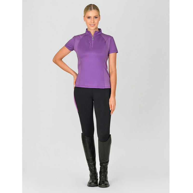 Jonty Short Sleeve Riding Top - Dewberry