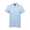 Elyse Short Sleeve Polo - Bluebell