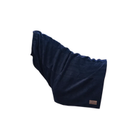 Heavy Fleece Horse Scarf - Navy