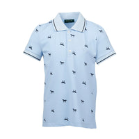 Elyse Short Sleeve Polo - Bluebell