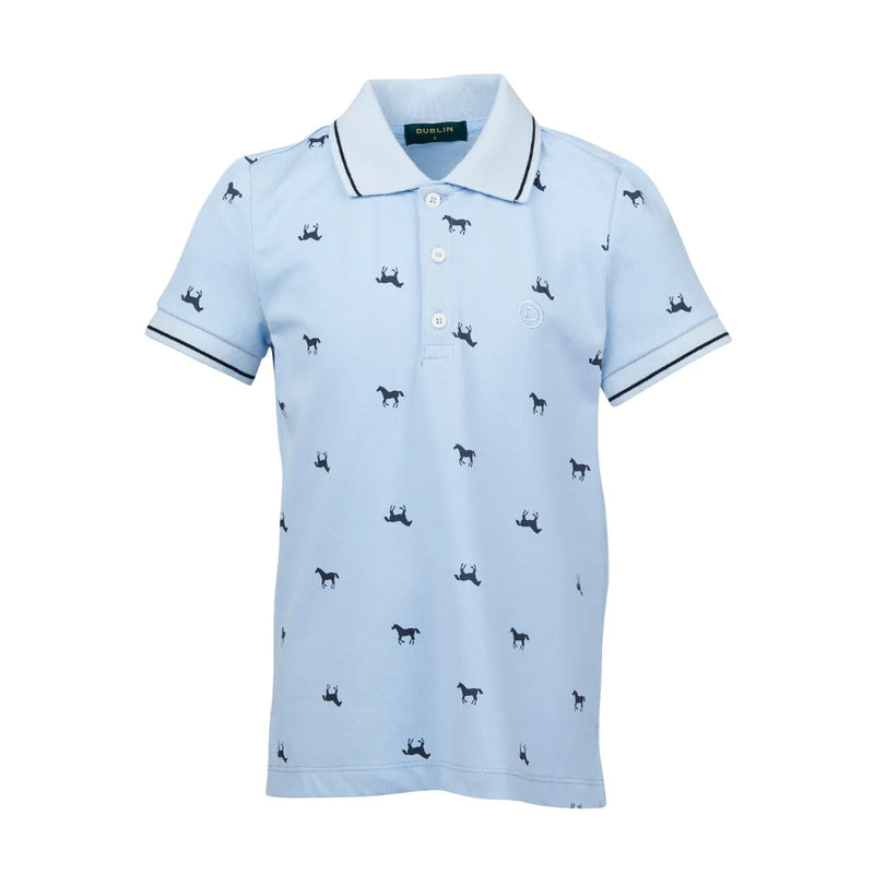 Elyse Short Sleeve Polo - Bluebell