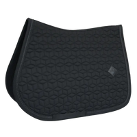 Jump Saddle Pad Glitter Rope - Black