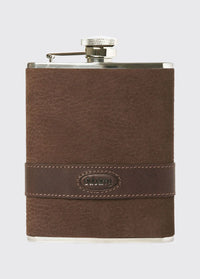 Rugby Hip Flask - Walnut