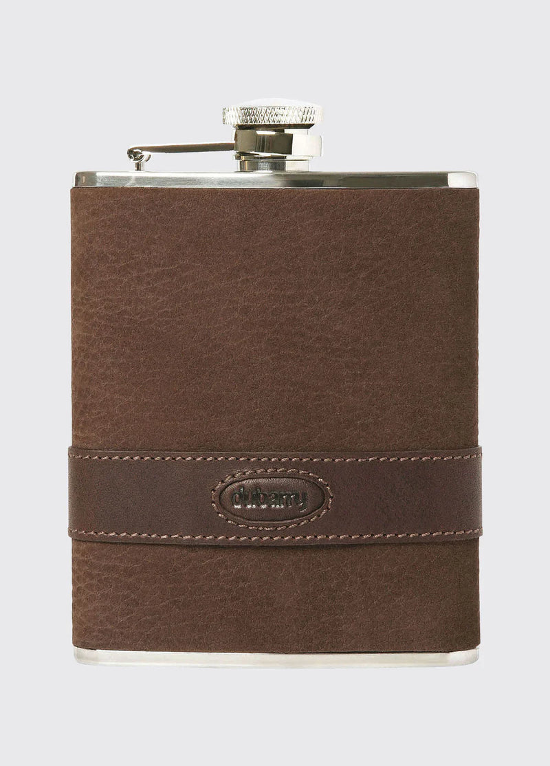 Rugby Hip Flask - Walnut