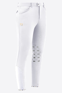 Men's Knee Grip Breeches - White