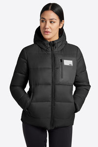 RG Quilted Puffer Jacket - Black