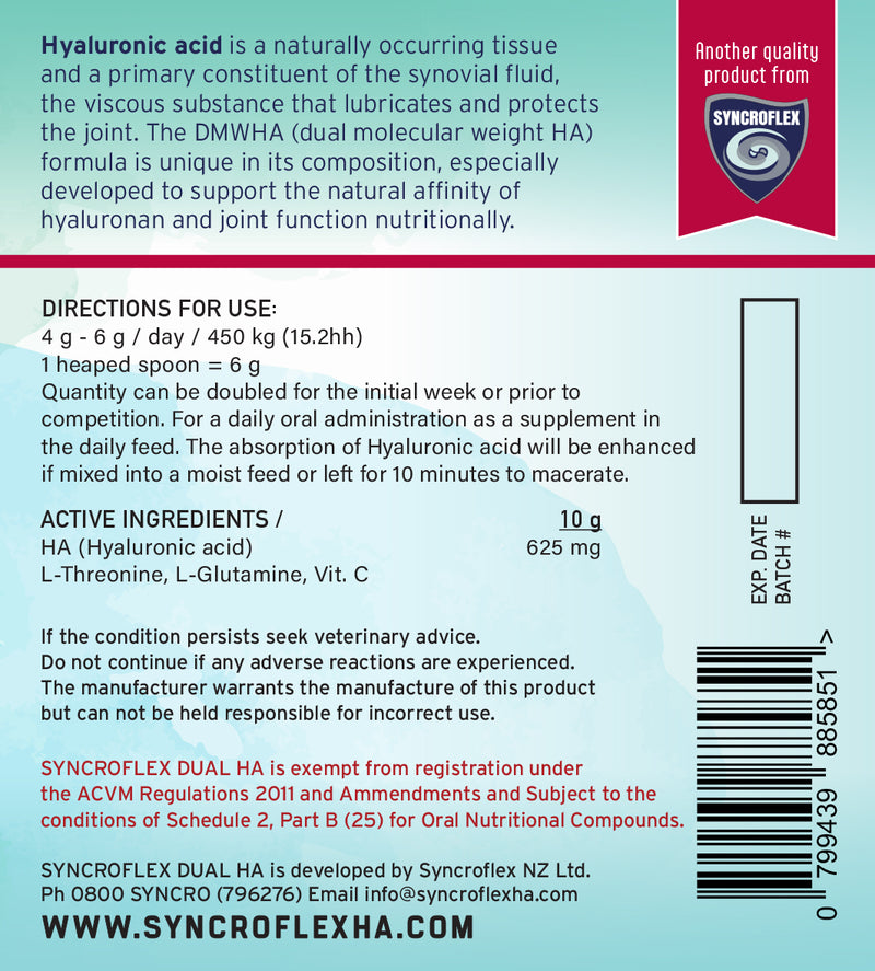 Syncroflex Dual HA 400gm