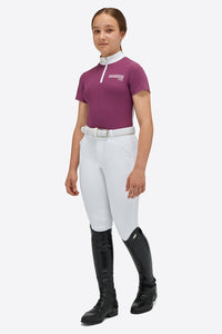 Child's Jersey Competition Polo - Berry