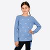 Kids Haylee Long Sleeve Top - Cornflower