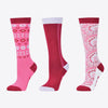 3 Pack Childs Socks - Pretty in Pink