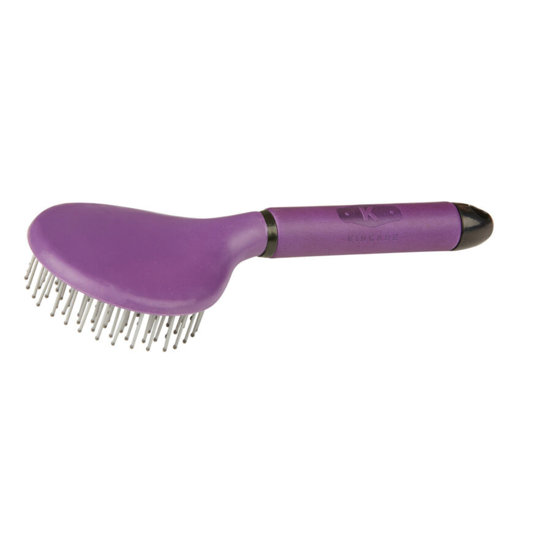 Kincade - Leather Embossed Body Brush – Rangiora Equestrian Supplies