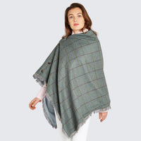 Hazelwood Tweed Poncho - Sorrel