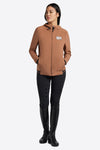 Hooded Softshell Jacket - Rust