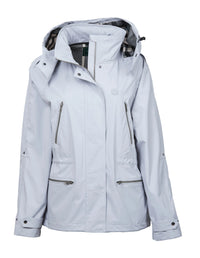 Brittany Trench Anorak - Silver