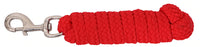 Economical Braided Horse Lead Red