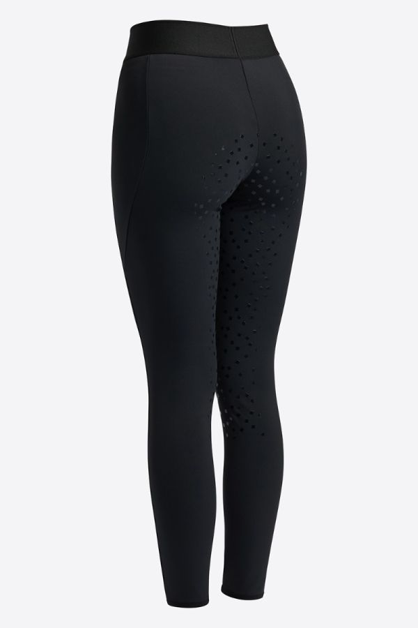 Elastic Band Leggings - Black