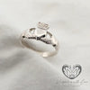 Small Sterling Silver Claddagh Ring