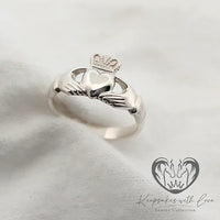 Small Sterling Silver Claddagh Ring