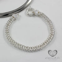 Sterling Silver Small Curb Chain Bracelet