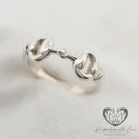 Sterling Silver Small Bit Ring