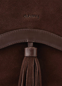 Monart Suede Saddle Bag - Cigar