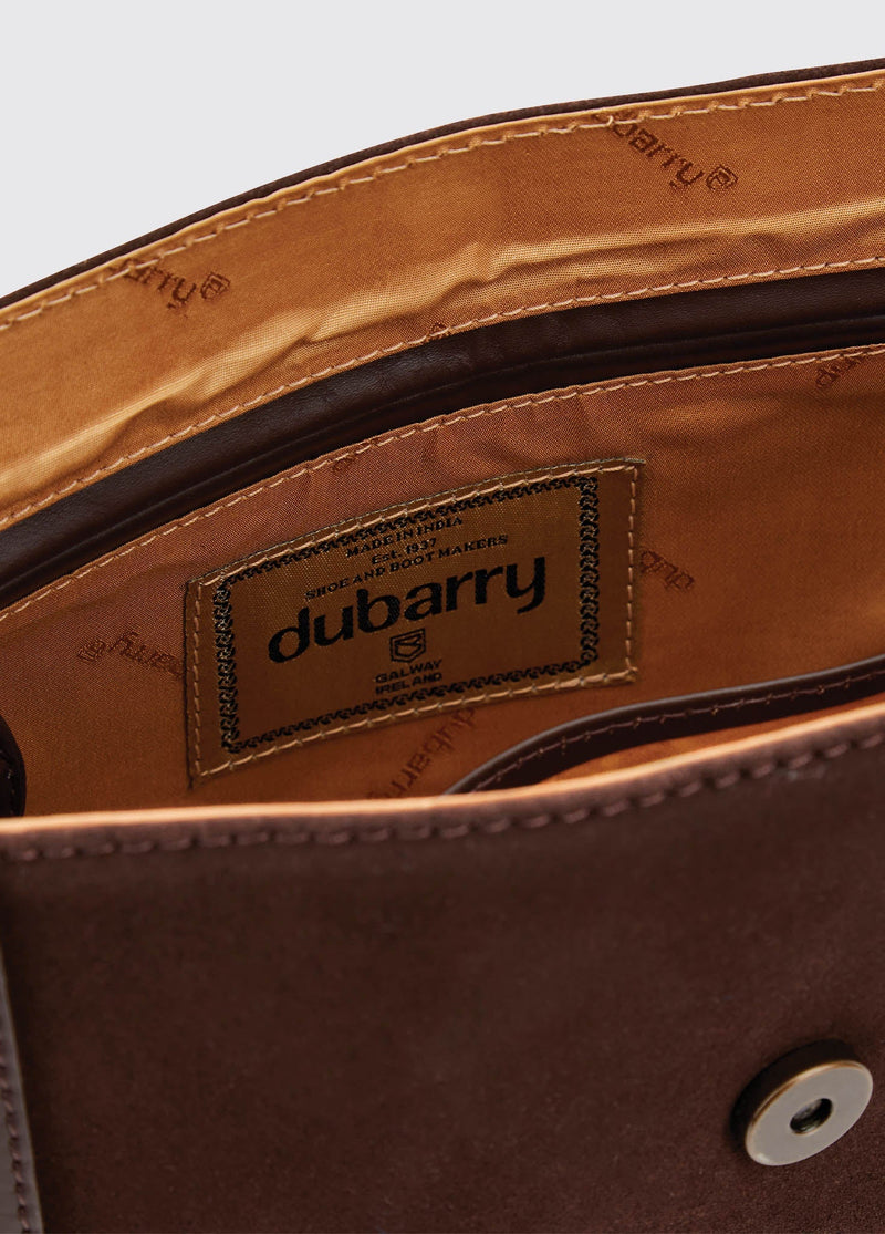 Monart Suede Saddle Bag - Cigar