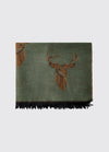 Heatherbell Tweed Stole - Dusky Green