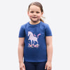 Kids Tilly Tee - True Navy/Floral Pony