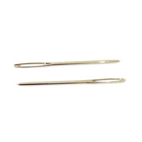 Stainless Steel Horse Plaiting Needles Extra Long - Pack of 2