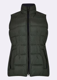 Spiddal Quilted Gilet - Spruce