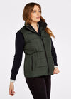 Spiddal Quilted Gilet - Spruce