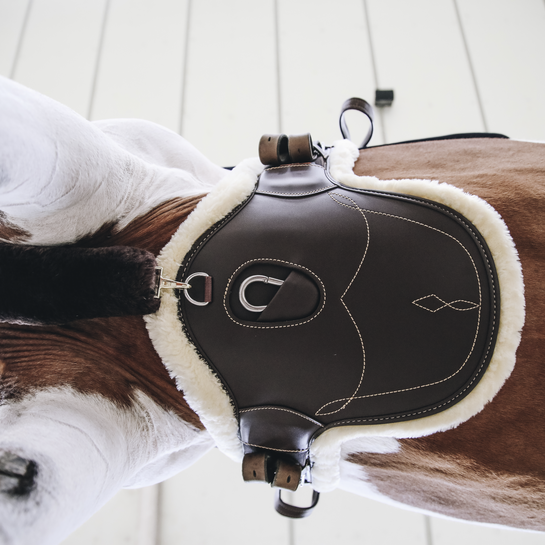 Kentucky - Sheepskin Stud Guard - Brown – Rangiora Equestrian Supplies